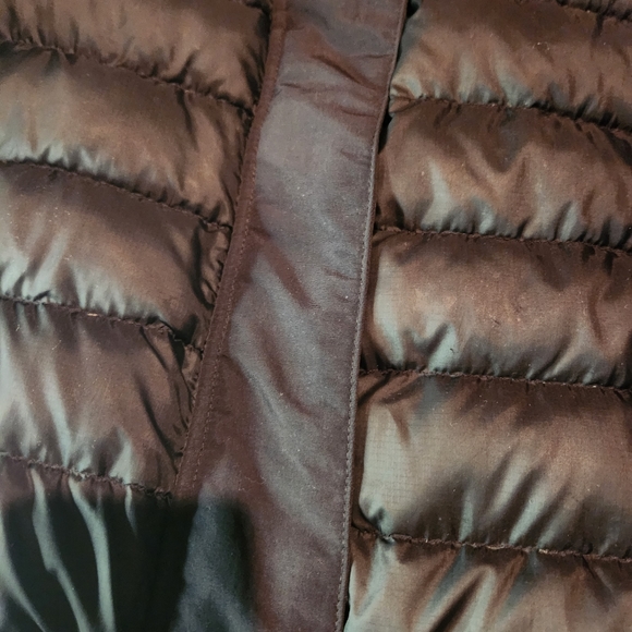 Lands' End Jackets & Coats Lands End Womens Black Hooded Down Plus